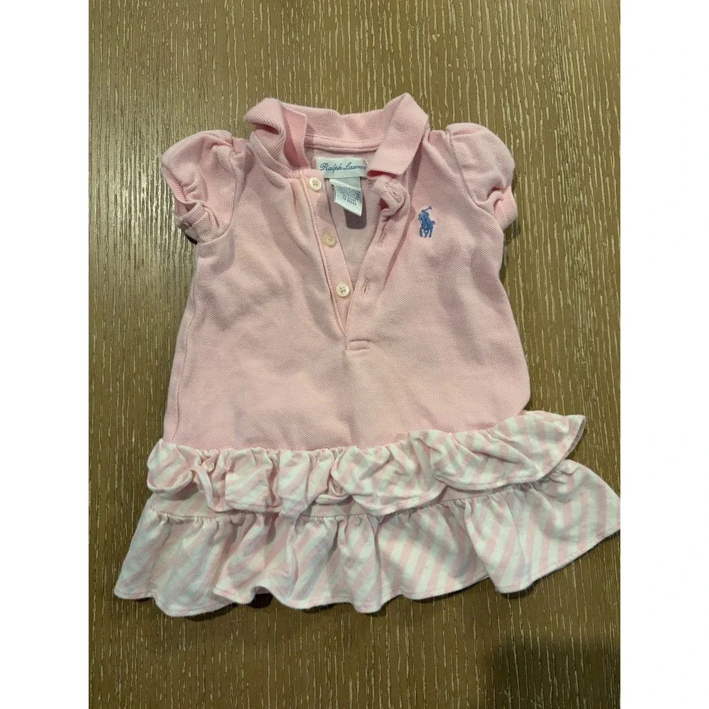 Baby Girl Clothing 4pc Lot 3M 6M Ralph Lauren Florence Eiseman Rompers Outfit